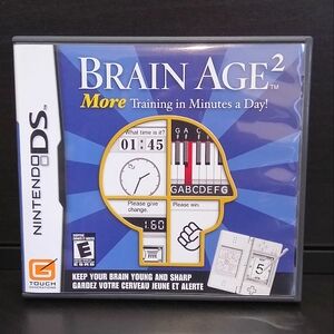 Nintendo DS Brain Age 2, Like New, Complete in Box